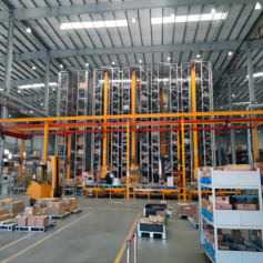 機械製造業事例 ： 南京高速ギア自動縦型倉庫