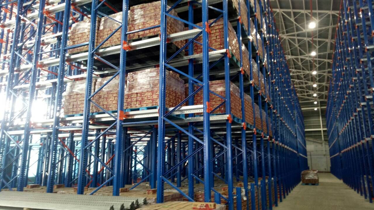 What types of products are best suited for drive-in rack systems?